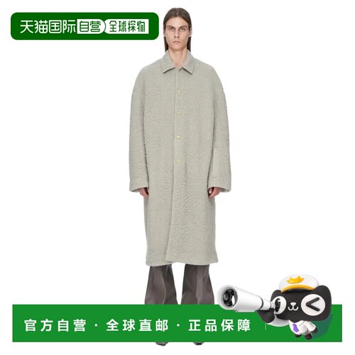 rick owens 瑞克 欧文斯 男士 BUTTONED BRAD COAT RU02F4970_WPA