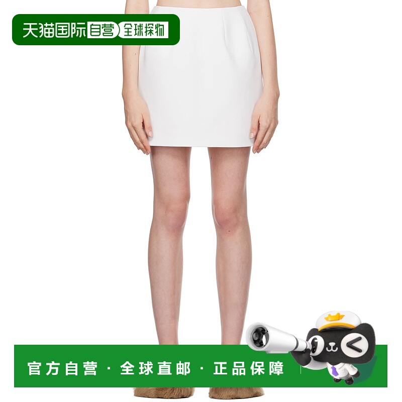 1h可退 潮奢 Carven 卡纷 女士 白色 Tailored 短裙 6242K2102301