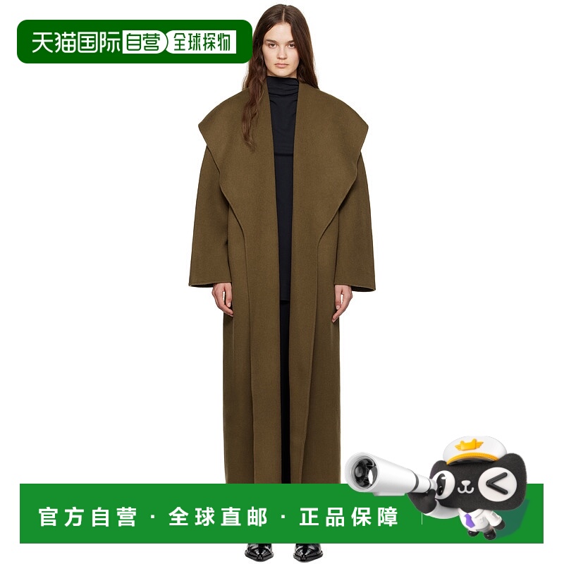 1h可退 潮奢 TOVE 女士 卡其色 Ondine 大衣 TVC038KHA