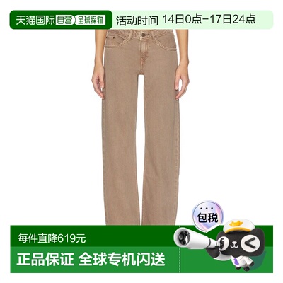 1h可退 潮奢 Levi'S 李维斯 女士 低腰宽松款牛仔裤 A5566直筒裤