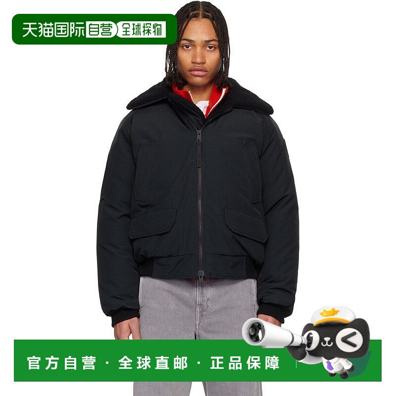 1h可退 潮奢 Canada Goose 加拿大鹅 男士 黑色 Chilliwack Aviat