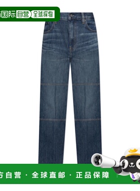 HELMUT LANG 男士牛仔裤 O10DM2032B9 SS2025 蓝色 腰带环牛仔长