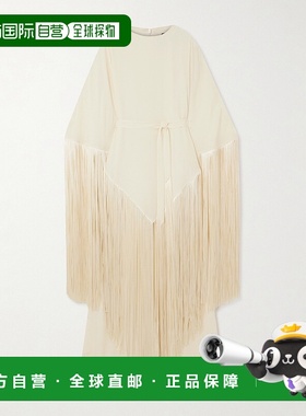 1h可退 潮奢 TALLER MARMO 女士 垂褶流苏绉纱土耳其式长衫 TMBR2