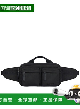 GIVENCHY 男士腰包 BK50F8K1ZL001 AW2025 单肩包斜挎包黑色