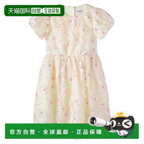 1h可退 潮奢 Self-Portrait 女童 精饰花朵薄纱连衣裙童装