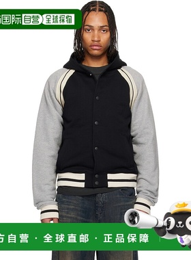 1h可退 潮奢 Palm Angels 棕榈天使 男士 黑色 & 灰色 Curved Log