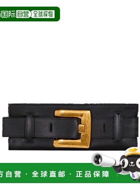 BALMAIN 女士腰包 FN0LB024LVAA0PA CO 黑色 'Anthem' clutch