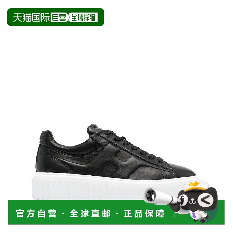 1h可退 HOGAN 男士运动鞋 HXM6450FC60LE9B999 AW2025 黑色