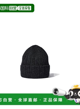 DRAKE'S 男士帽子 DR1AG12268603 SS2025 黑色 翻边帽子