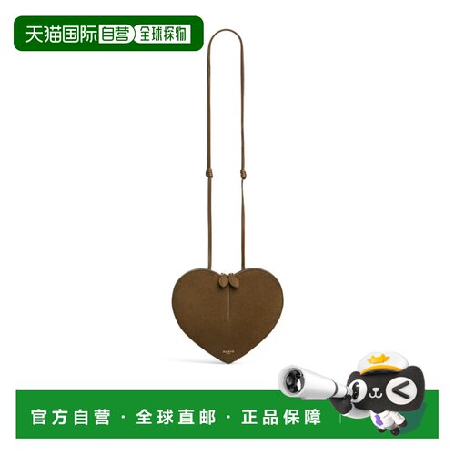 ALAIA 女士斜挎包 AA1P003CA577A47 SS2026 棕色 3D心形单肩包