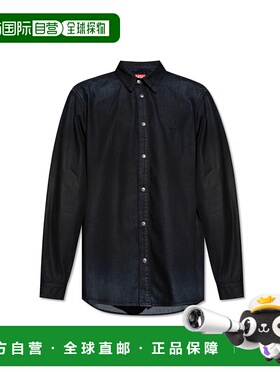 DIESEL 男士衬衫 DSIMPLYA03534068TJ01 AW2025 深蓝色