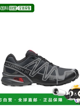 SALOMON 男士专项运动鞋 L47731700 AW2024 黑色 SPEEDCROSS 3 GO