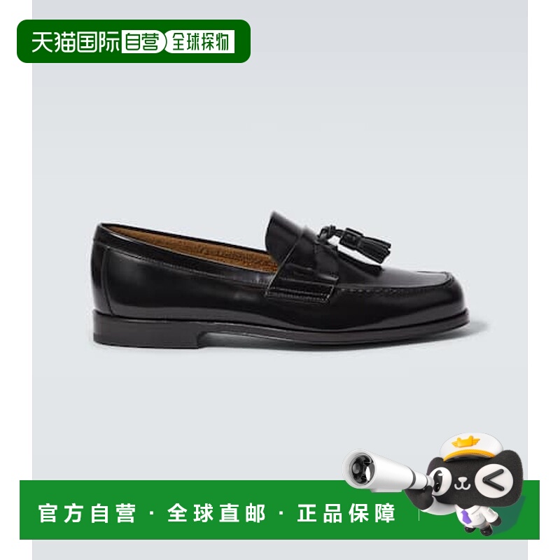 1h可退 潮奢 Prada 普拉达 男士 皮质乐福鞋 black黑色 舒适时尚