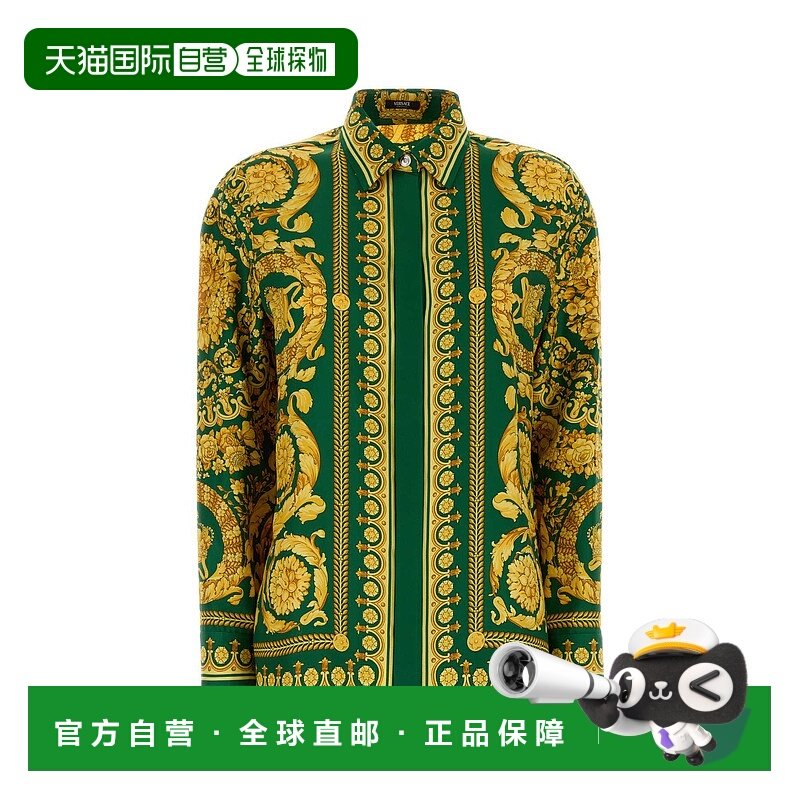 VERSACE 女士衬衫 10013601A042365GD10 花色长袖 AW2025
