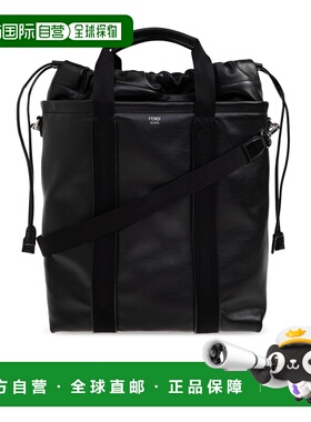 FENDI 男士手提包 7VA674AV8BF0GXN SS2026 黑色 Flux 单肩包