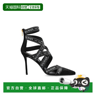 EN1UH092TKWB0PA 黑色 Pump Sued BALMAIN Couture 女士高跟鞋
