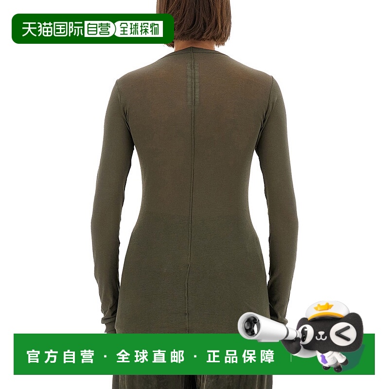 1h可退 RICK OWENS 女士T恤 RP02E4202MR25 AW2025 绿色 Rick Owe