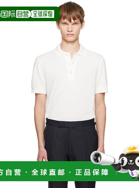 1h可退 潮奢 Tom Ford 汤姆 福特 男士 白色 Polo 衫 JPS011JMT01
