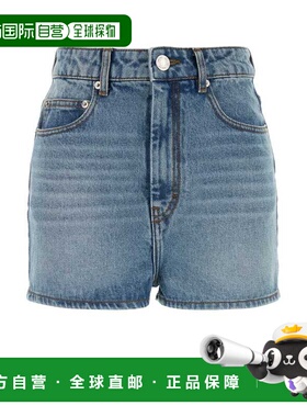 Ami Paris 女士短裤 FSO111DE0046480 SS2025 浅蓝色