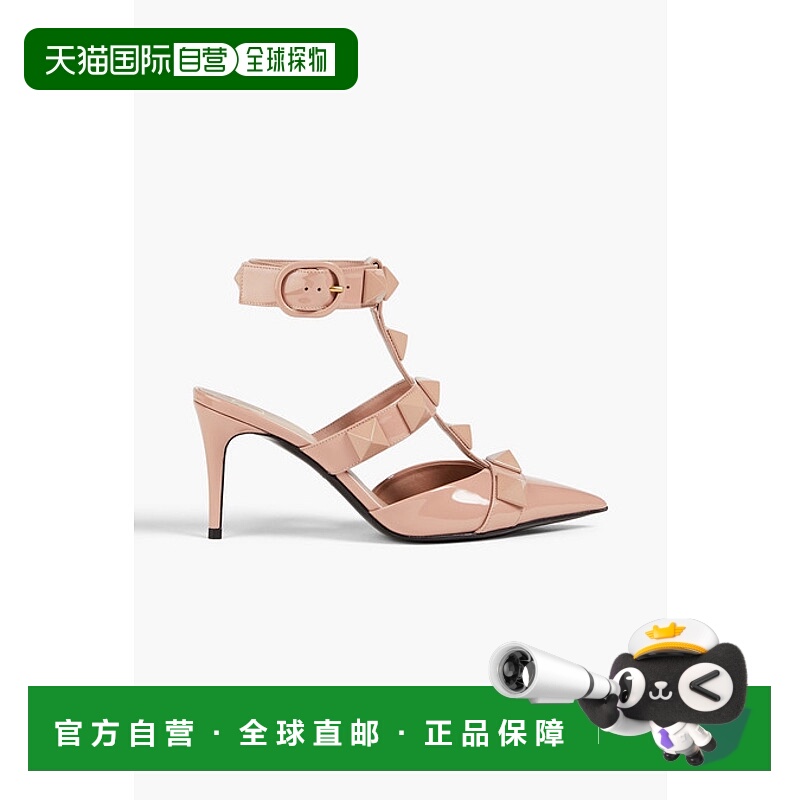 1h可退 潮奢 Valentino 华伦天奴 女士 罗马铆钉漆皮浅口鞋 W2S0C