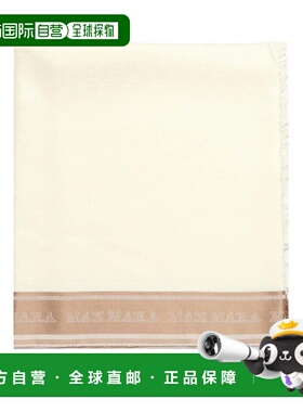 1h可退 MAX MARA 女士围巾 25145410426E15 AW2025 浅棕色 Cashme