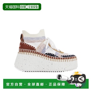 女士休闲鞋 系带坡跟鞋 C23A909Y0651 白色 SS2024 CHLOÉ