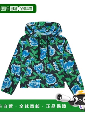 KENZO 女士西服 FF52OU1419NQ99 SS2025 绿色 夹克外套长袖休闲