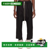 Drawstri owens 潮奢 1h可退 男士 rick 欧文斯 Temple 瑞克 黑色