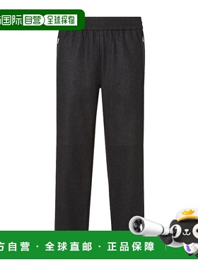 FENDI 男士休闲裤 FAB935AVINF0TY6 CO 黑色 Slate stretch cashm