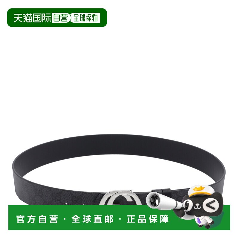 香港直邮GUCCI 男士腰带 876356AAGRL1000 CO 黑【付后1h可退】
