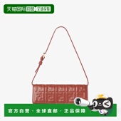 砖红色皮革钱包 1h可退 8M0498AAJD斜挎包 芬迪 女士 潮奢 Fendi