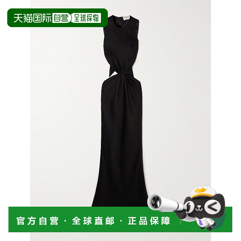 潮奢 Saint Laurent 圣罗兰 女士 鏤空圓領無袖連身裙 824910Y013