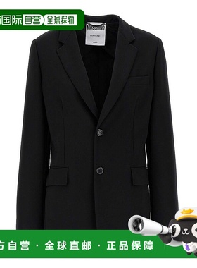 1h可退 MOSCHINO 女士外套 051254243555 SS2025 黑色 Single-Bre