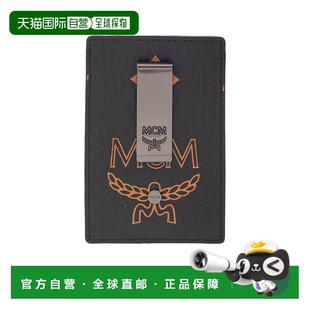 男士 黑色 钱包 AW2023 徽标卡夹 MXCDATA02BK001 MCM