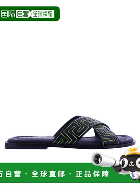 VERSACE 男士凉鞋 10057701A059542BC00 SS2023 黑色拖鞋