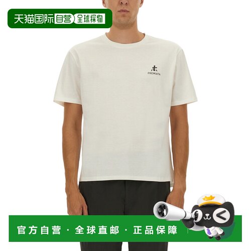 1h可退 PREMIATA 男士T恤 PA1028WHITE AW2025 白色