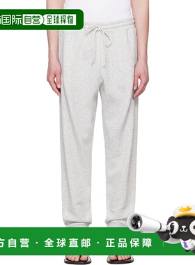 1h可退 潮奢 SKIMS 男士 灰色 Fleece Lounge Tapered 运动裤 BOP