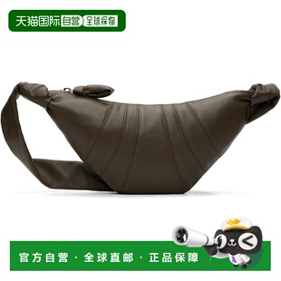 1h可退 潮奢 Lemaire 男士 卡其色小号 Croissant 单肩包 BG0003L