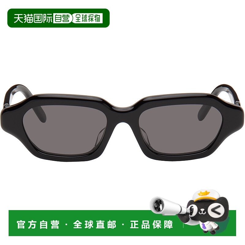 1h可退 潮奢 LOEWE 罗意威 男士 黑色 Rectangular Slim 太阳镜 L