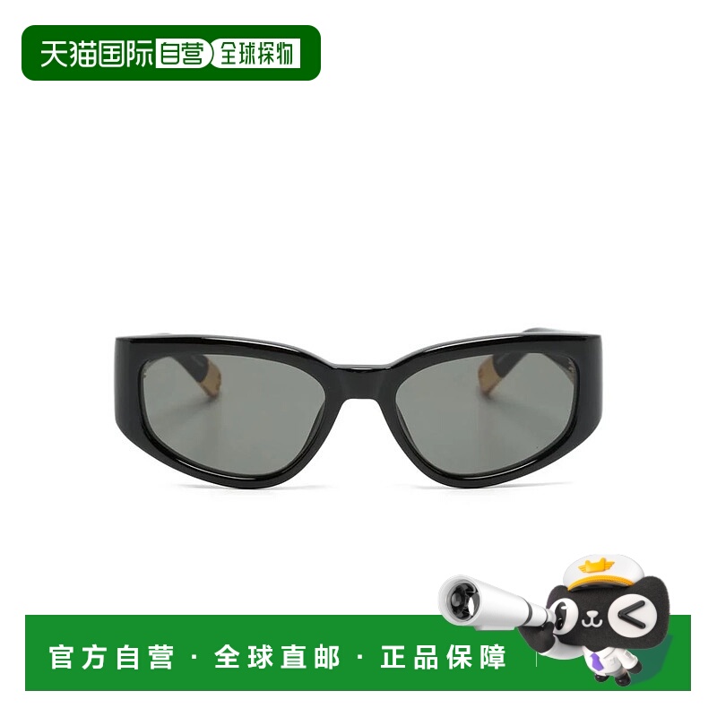 1h可退 JACQUEMUS 女士太阳镜 JAC5C1SUN-1 AW2024 黑色 Jacquemu - 封面
