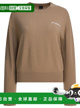 PINKO 女士针织毛衣 105561A2SIMZ2 AW2025 棕色羊绒
