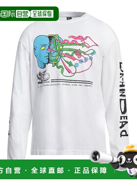 1h可退 潮奢 Brain Dead 男士 T恤 white白色 舒适时尚上衣男装