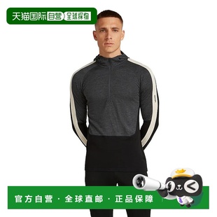 ICEBREAKER 美丽诺200 Oasis+ 连帽长袖保暖底层衣 男士户外卫衣