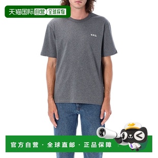 男士 A.P.C. 植绒徽标圆领 H26391COHBQ 1h可退 恤 潮奢