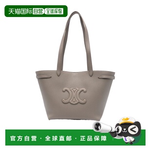 灰色 CELINE SS2025 121753ENY10BL 小号图案手提包 女士手提包