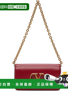 1h可退 潮奢 valentino 华伦天奴 女士 红色小号单肩包 6W0B0R71G