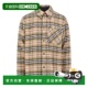 pad 8110913 男士 BURBERRY Madras 夹克 黑色 with AW2025 jacket