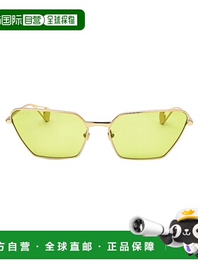 GUCCI 女士眼镜 GG0538S003 AW2024 古驰黄色太阳镜 GG0538S