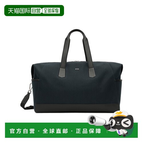 BOSS HUGO BOSS 男士旅行包 50558392405 SS2026 黑色