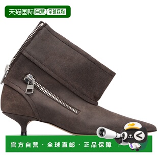 1h可退 潮奢 J.W. Anderson 女士 棕色 Biker Kitten Heel 踝靴 B